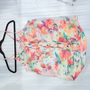 Arizona Jean Company Neon Tank Top Women's Size M